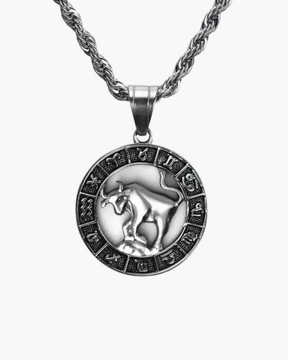 Zodiac Sign Necklace - Silver