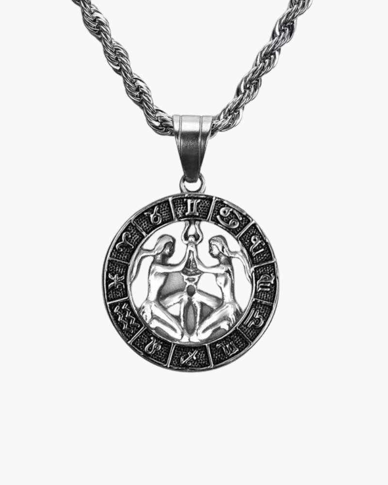 Zodiac Sign Necklace - Silver